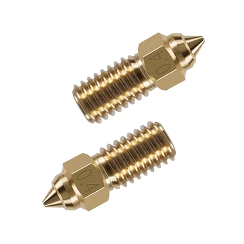 KOYOFEI 20PCS Brass Nozzle Kit for Neptune 4, 3D Printer Accessories 8PCS 0.4mm, 3PCS 0.2mm, 0.6mm, 0.8mm, 1.0mm Brass Nozzles Kit for Elegoo Neptune 4, Neptune 4 Pro Neptune 4 Brass Multi-Size