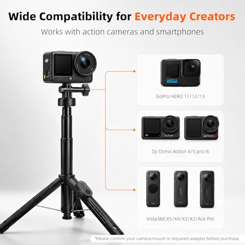 59-Inch Selfie Stick Tripod with Wireless Remote