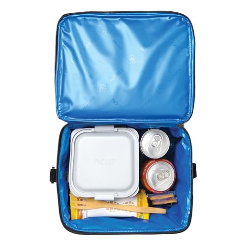 PackIt Freezable Essential Lunch Cooler, Black Medium