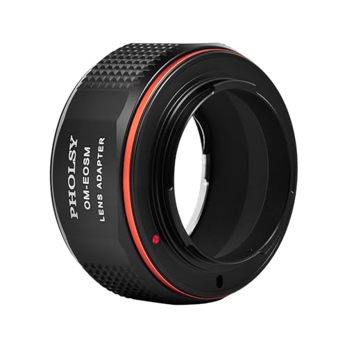 PHOLSY Lens Adapter Compatible with Olympus OM Lens and Canon EF-M Camera Olympus OM to EOS M