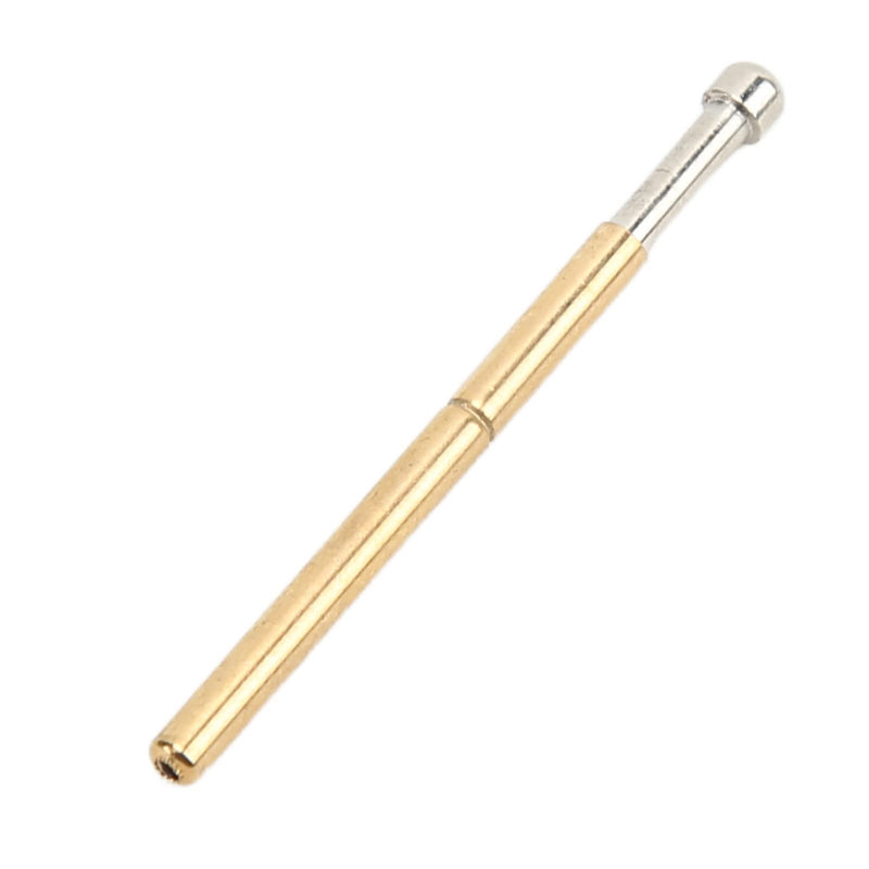 [Australia - AusPower] - Pack of 100 P125‑D Spring Test Tips Large Round Head Type 2.0 mm Diameter Pogo Pin Test Tools PCB Testing Pin The Spring Test Tip 