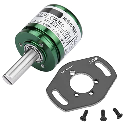 Hall Angle Sensor, Rotatable Hall Sensor 0-360° 0.088° Resolution, 12 bit Hall Effect Sensor Rotatable Hall Effect Potentiometer Angle Sensor, 0-5V Output Full Circle