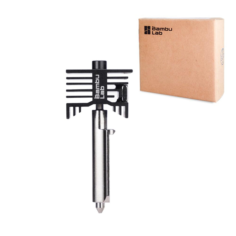 Bamboo Lab Original H2D High Flow Hotend with Hardened Steel Nozzle High Temp Extruder Hot End Replacement for Bambu Lab H2D Combo/H2D Laser (0.4MM) 0.4MM