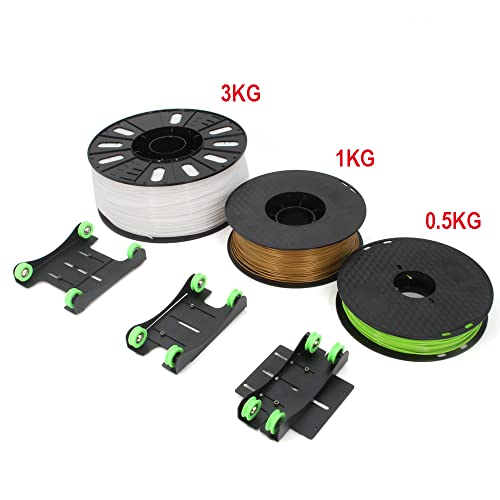 3D Printer Filament Holder with Adjustable 26-126mm Filament Mount Rack Bracket Fits for TPU/PLA/ABS/Nylon 0.5-3KG 3D Printing Materials (Holder for 0.5-3kg Filament) Holder for 0.5-3kg Filament