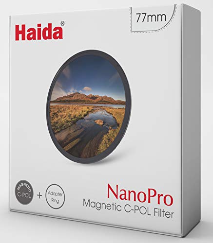 Haida 77mm NanoPro Magnetic Circular Polarizer Filter with Adapter Ring