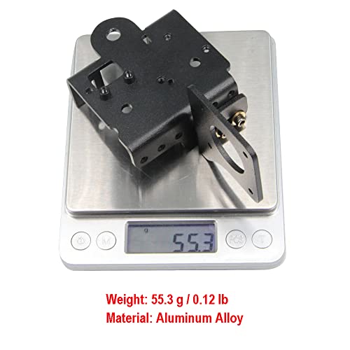 Upgrade Direct Drive Support Aluminum Alloy Plate with 3pcs Pulleys Compatible with Dual/Single Gear/Titan/BMG Extruder for Ender 3 V2 Ender 3 Pro CR-10(Plate)