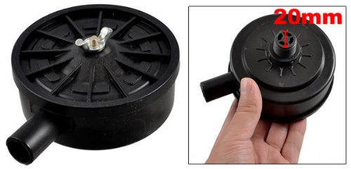 Sourcingmap 20mm Male Thread Silencer Filter Muffler Black for Air Compressor