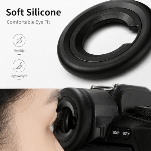 DK-33 Eyepiece Soft Silicone Camera Eyecup Viewfinder with Nikon Z8 Z9 Zf