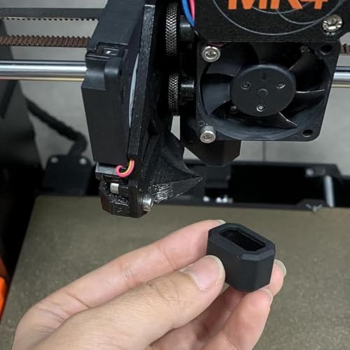 Sarini Upgraded Bi-Metallic Hot End Adapter with Coated Copper Block, 0.4mm V6 Hardened Steel Nozzle, Silicone Cap, Print Head, Compatible with Prusa I3 Nextruder 3D Printer