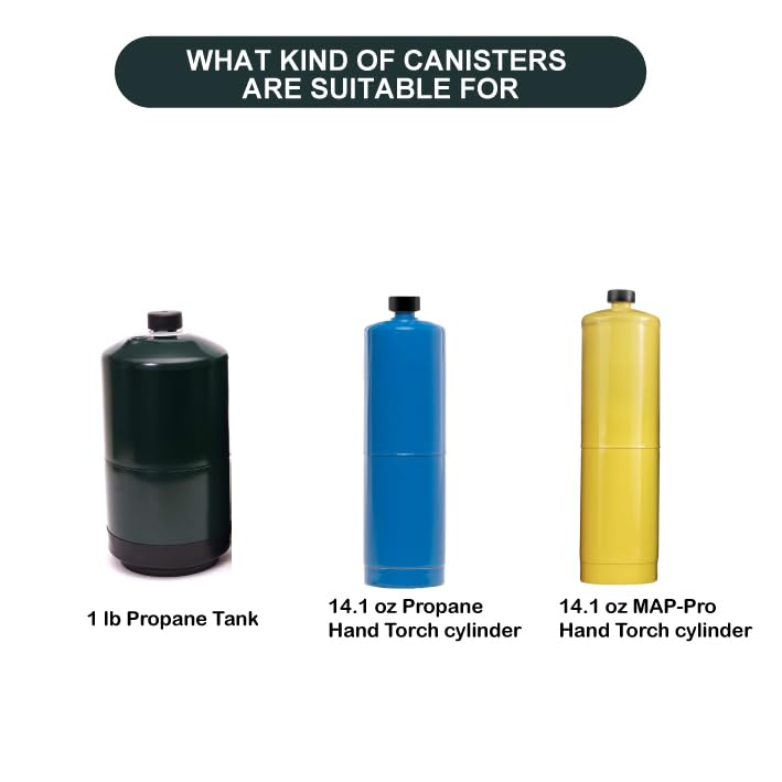 [Australia - AusPower] - 1LB Propane Cylinder Protect Caps with Magnetic,Sealed Caps(pack of 4PCS),Metal Material-Black 
