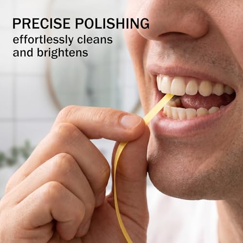 Set of 3 Teeth Sandpaper Set, Tooth Spacing Polishing Strips and Flossing Band, Fine Grit Teeth Cleaning Tool for Daily Oral Care and Teeth Whitening