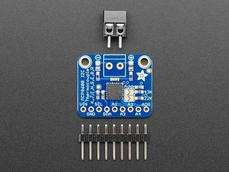 Adafruit MCP9600 I2C Thermocouple Amplifier (K, J, T, N, S, E, B and R Type T)