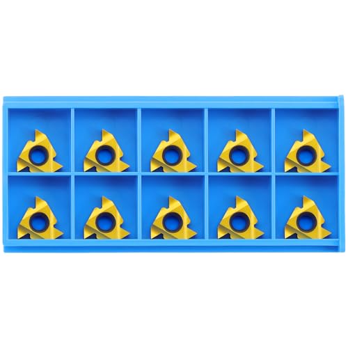 CDBP 16IR AG60 internal threading inserts for CNC steel machining, 10-piece set