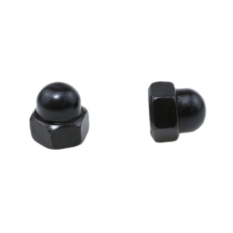 [Australia - AusPower] - Black Stainless Steel Female Hexagon Socket Nuts Decorative Nuts Nut Covers M6 Acorn Nuts-30PCS 