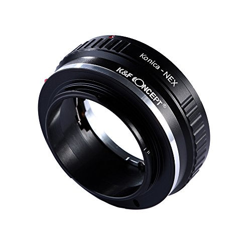 K&F Concept Lens Mount Adapter Compatible with Konica AR Lens to NEX E-Mount Camera Body, Compatible for Sony NEX-3 NEX-3C NEX-5 NEX-5C NEX-5N NEX-5R NEX-6 NEX-7 NEX-VG10 etc KONICA-NEX