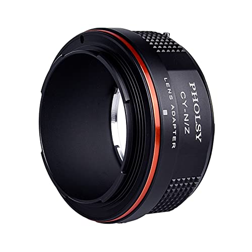 PHOLSY Adapter Compatible with Contax Yashica CY Lens and Nikon Z Camera Contax / Yashica to Nikon Z