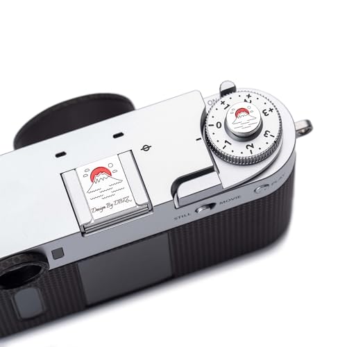Hot Shoe Shutter Button Set, Soft Release Button,Suitable for FUJIFILM XT5 XT4 XT3 XT30 XT20 X100V X100F XT100 X-E3 X-PRO2 X-PRO3 (Mountains and sea) Mountains and sea