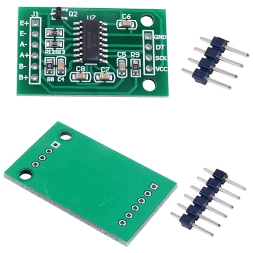 HX711 Weight Pressure Sensor Module 24-bit Precision AD Module Dual Channel Load Cell HX711 Load Cell Amplifier HX711 Load Cell Modules Pressure Sensor Modules HX711 Load Cell Amplifier 6 Pieces