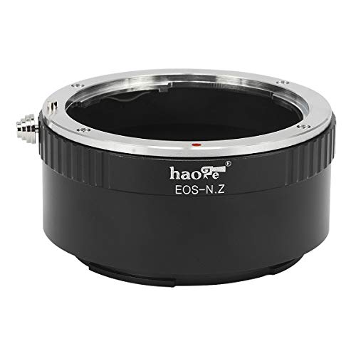 Haoge Manual Lens Mount Adapter for Canon EOS EF EFS EF-S Lens to Nikon Z Mount Camera Such as Z6 Z7