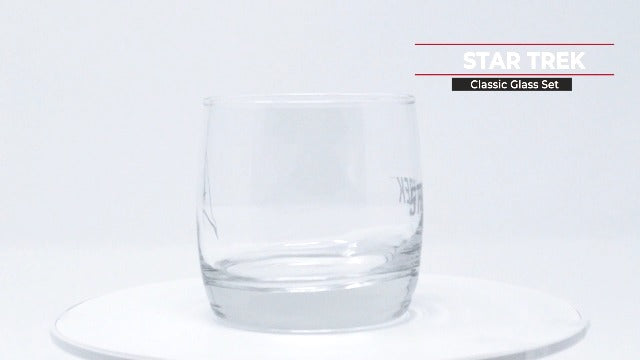 Star Trek: The Next Generation - Collectible Whiskey Glasses - Set of 2 Glasses (10 oz.)