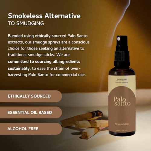 Palo Santo Smudge Spray Gift Set, 6x50ml, Aromafume