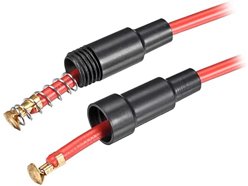 Guuzi 8pcs 5 × 20 mm 32V 20A AGC Fuse Holder Inline Screw Type with 16 AWG Wire Black and red-5 x 20 mm