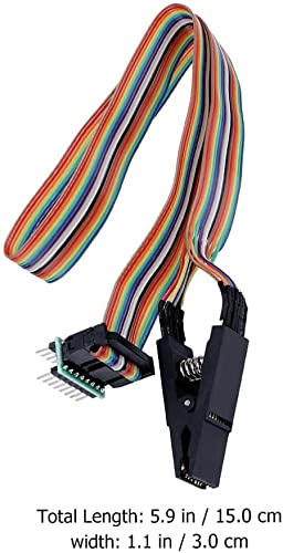[Australia - AusPower] - SOP16 IC Test Clip, SOP16 to DIP16 Online Test Clip, Suitable for 25 Series Chips, Universal Body Non-Dismantling Programming Clip Test Clamp 