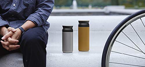 KINTO 20948 Travel Tumbler, 16.9 fl oz (500 ml), Silver, Double Wall Vacuum Construction, Heat and Cold Retention 16.9 Ounces