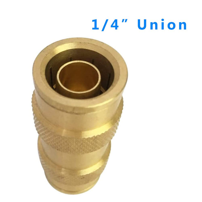 [Australia - AusPower] - Push to Connect Fittings 1/4 Inch Tube OD Pneumatic Fittings DOT Air Fittings Air Line Fittings Air Hose Fittings Air Compressor Quick Connect Fittings Brake Line Fittings 5pcs DOT Air Fittings Union 