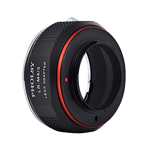 PHOLSY Lens Mount Adapter Compatible with Leica R Lens and MFT M4/3 Camera Leica R to M4/3