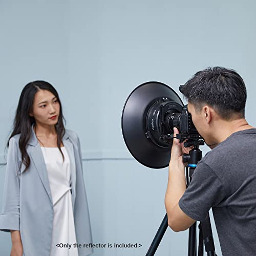 GODOX Reflector with Silver Interior Beauty Dish RFT-25S for Godox R200 Ring Flash Head