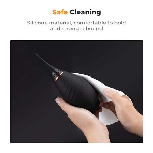 K&F CONCEPT Soft Tip Strong Air Blower with Long Nozzle,Highly Elastic