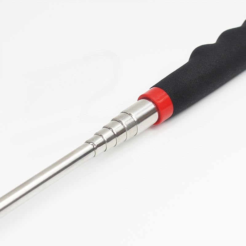[Australia - AusPower] - Inspection Mirror and Magnet KIT with Magnetic Pick-Up Tools. 5 Piece Set. Lighted Inspection Mirror and Lighted Magnetic Pick-Up Tool. 