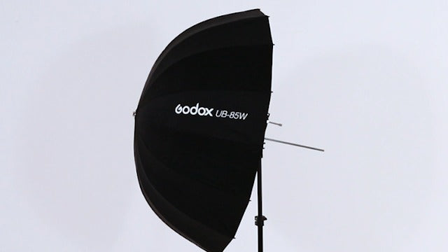 Godox UB-85D 33.5in/85cm Parabolic Translucent Umbrella White 33.5" 1pack Translucent White
