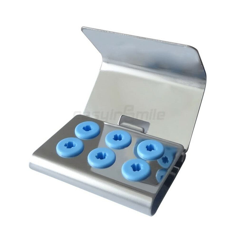 [Australia - AusPower] - Dental Ultrasonic Piezo Scaler Tip Holder Box with Cover 6H Block Stand fit EMS NSK 