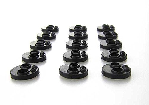 [Australia - AusPower] - 15pcs Autoclavable Dental Handpiece Gasket, fits Midwest 4 Holes Silicone Replacement 4-Hole 