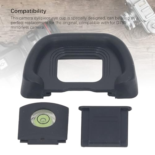 Eyepiece Eyecup Eye Cup, DK 31 Viewfinder Eyepiece Eyepiece + Level + Hot Shoe Cover 3 in 1 Set for Camera Viewfinder Microsingle Goggles