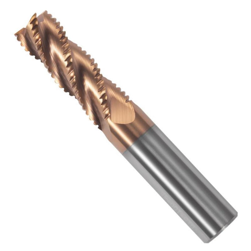 [Australia - AusPower] - 1/2" Carbide Roughing End Mill - 4 Flute - 1/2'' Shk Dia, 3'' Oal - for Alloy Steels/Hardened Steels 1/2‘’ 