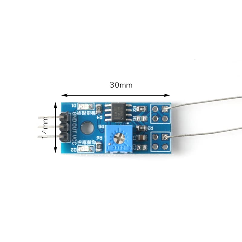 10Pcs LM393 Thermal Sensor Module Temperature Switch Sensor Module Board Intelligent Car Accessories for Arduino