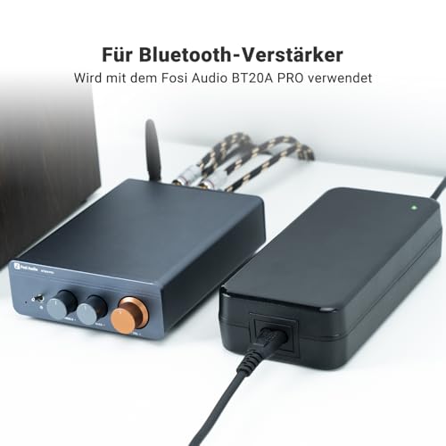 Fosi Audio 48V 5A Power Supply for Home Audio Bluetooth Stereo Receiver Amplifier Mini Hi-Fi Class D Integrated Amp