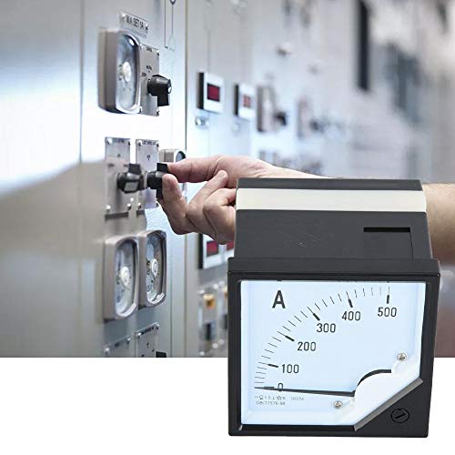 [Australia - AusPower] - Analog Current Meter Panel Analog Amp Meter Ammeter Test Detectors 500A 1.5 Accuracy 