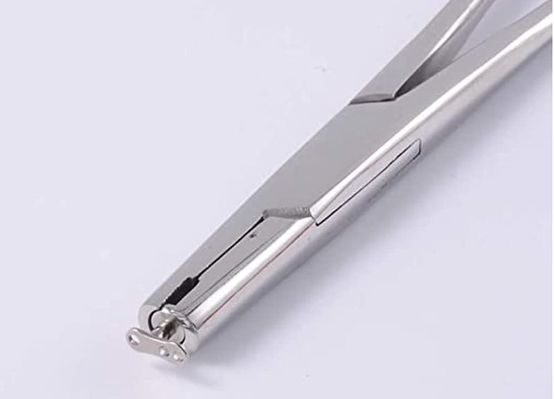 [Australia - AusPower] - 3mm Micro Dermal Anchor Tube Insertion Hemostat Forceps 5.5" Body Piercing Tool Supplies 