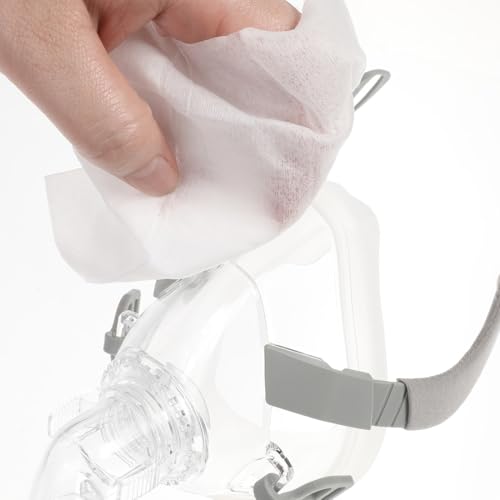 CPAP Mask Wipes Pack of 100 CPAP Cleaning Wipes Wet Wipes for CPAP Mask and Accessories CPAP Cleaning 7.1 in x 5.9 in