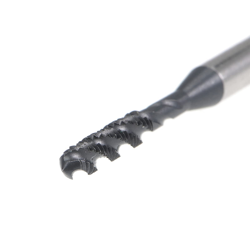 [Australia - AusPower] - uxcell M3 x 0.5 Spiral Flute Thread Tap, Metric Machine Threading Tap HSS Nitriding Coated, Round Shank with Square End, H2 Tolerance, 2pcs M3 x 0.5mm 