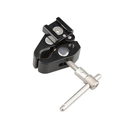 CAMVATE Super Clamp with Cold Shoe Mount for Camera Flash Light Accessorie