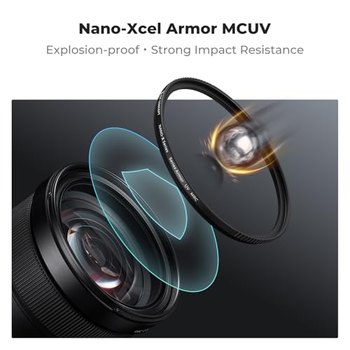 K&F CONCEPT 55mm Explosive-Proof UV Lens Protection Filter 28 Multi-Coated