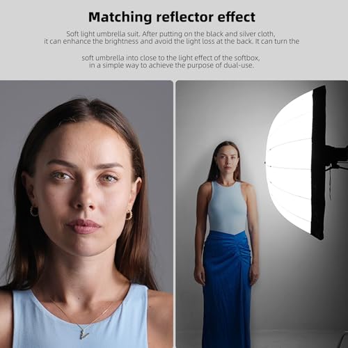 Godox DPU-165BS 165cm 65" Photography Umbrella Diffuser Soft Cloth 65inch/165cm Black/Silver