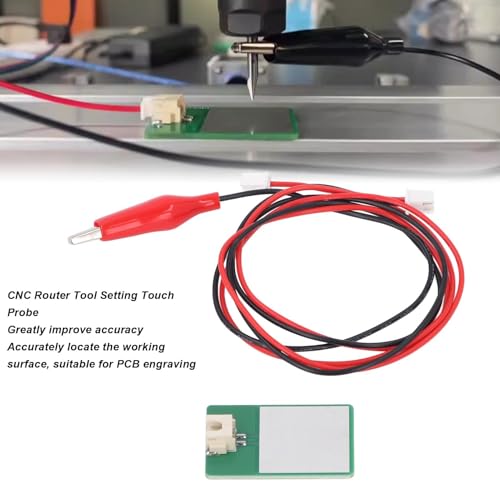 CNC Tool Setting Touch Plate Metal Z Axis Touch Probe for 3018 Pro Router Engraver