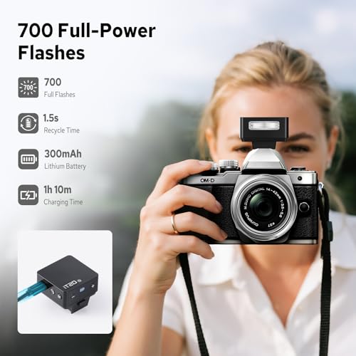 Godox iT20 O Flash for Olympus Panasonic, iT20-O Mini TTL Flash with Screen iT20-O for Olympus