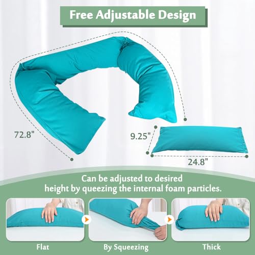 Bed Sore Turning Wedge Multi Positioning Pillows for After Surgery Bedridden Medical Wedges Bed Sore Prevention Pressure Ulcer Cushion Body Support Pillow Side Sleeping Wedge